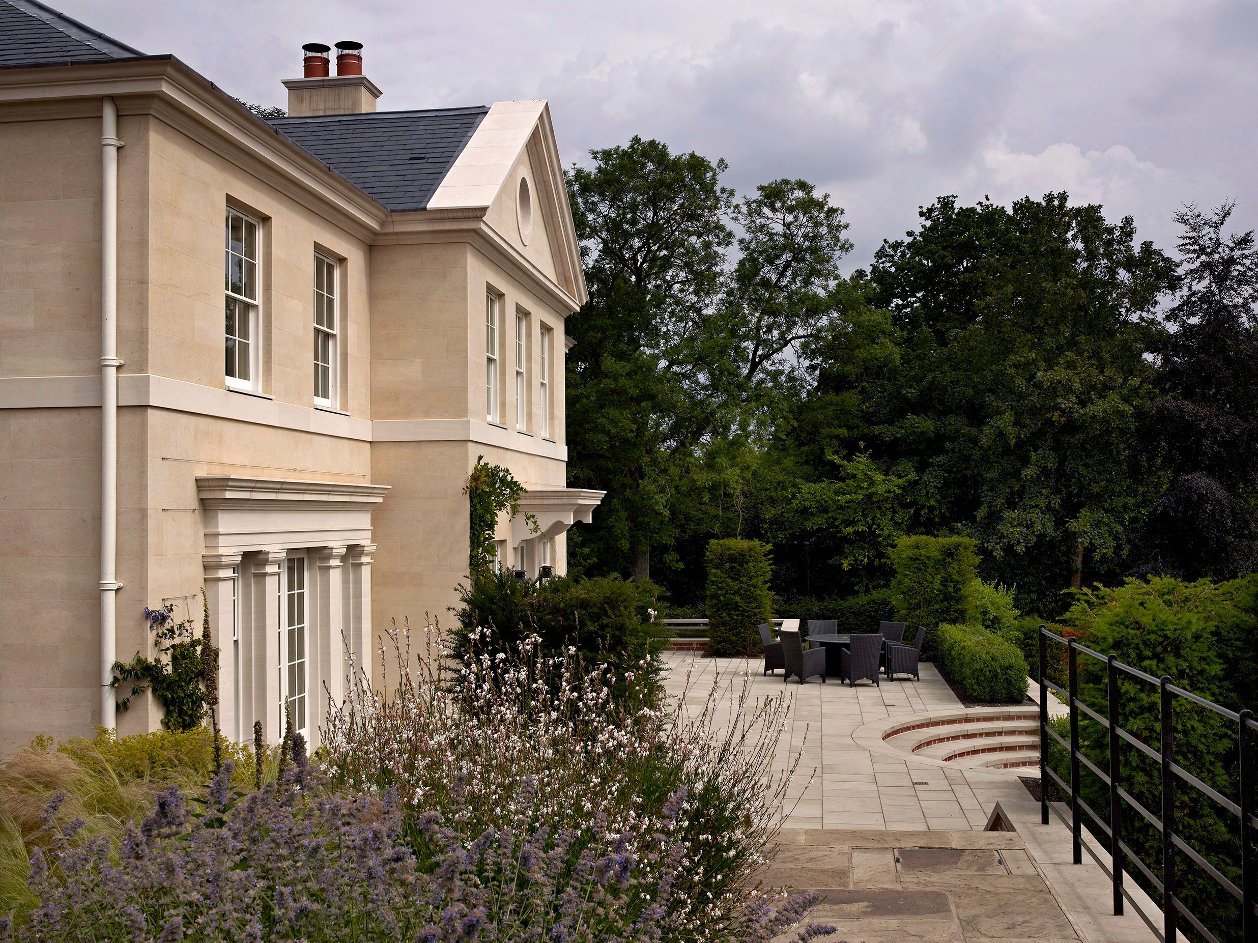 South front overlooking the garden 