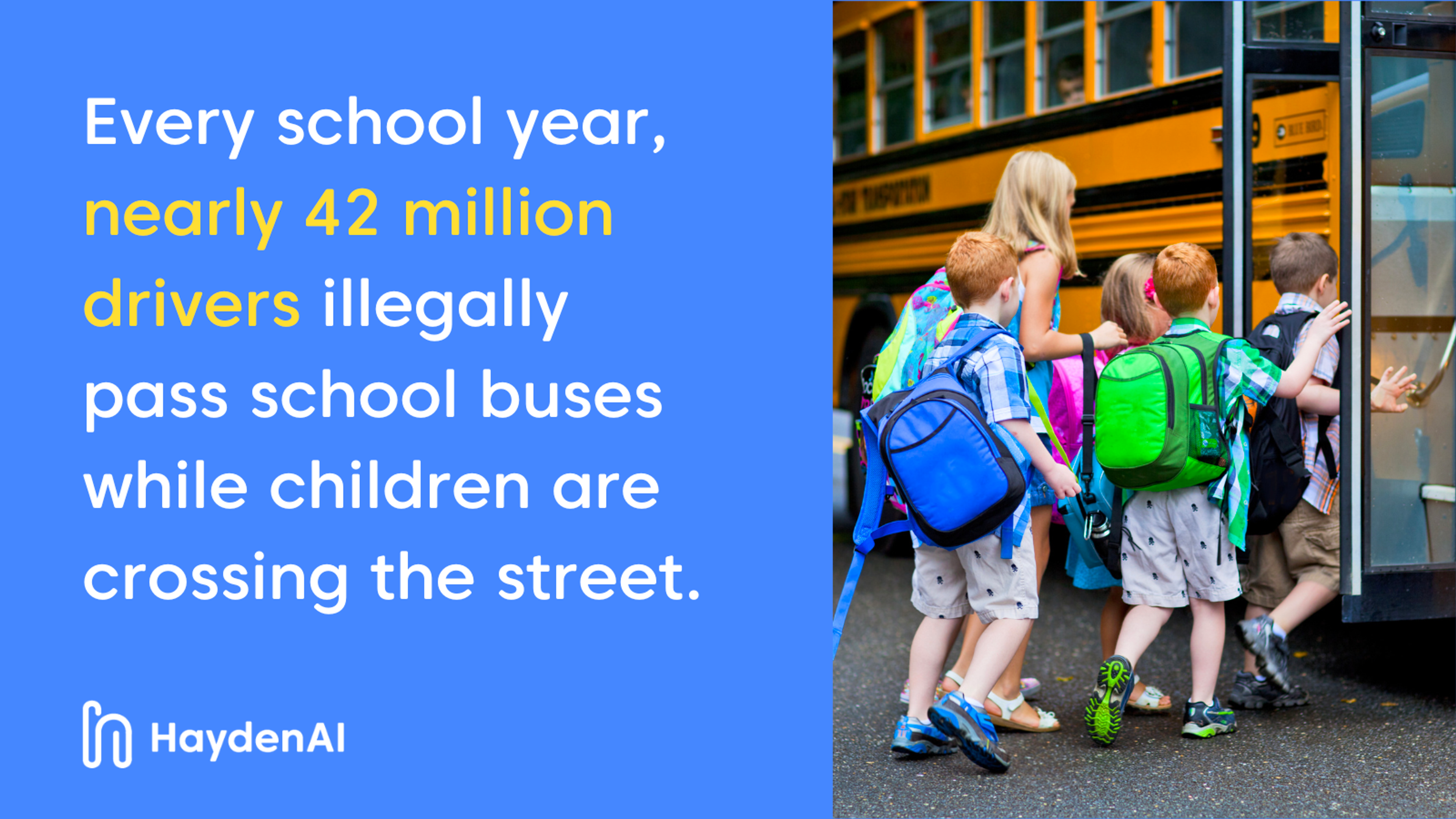 Children boarding school bus