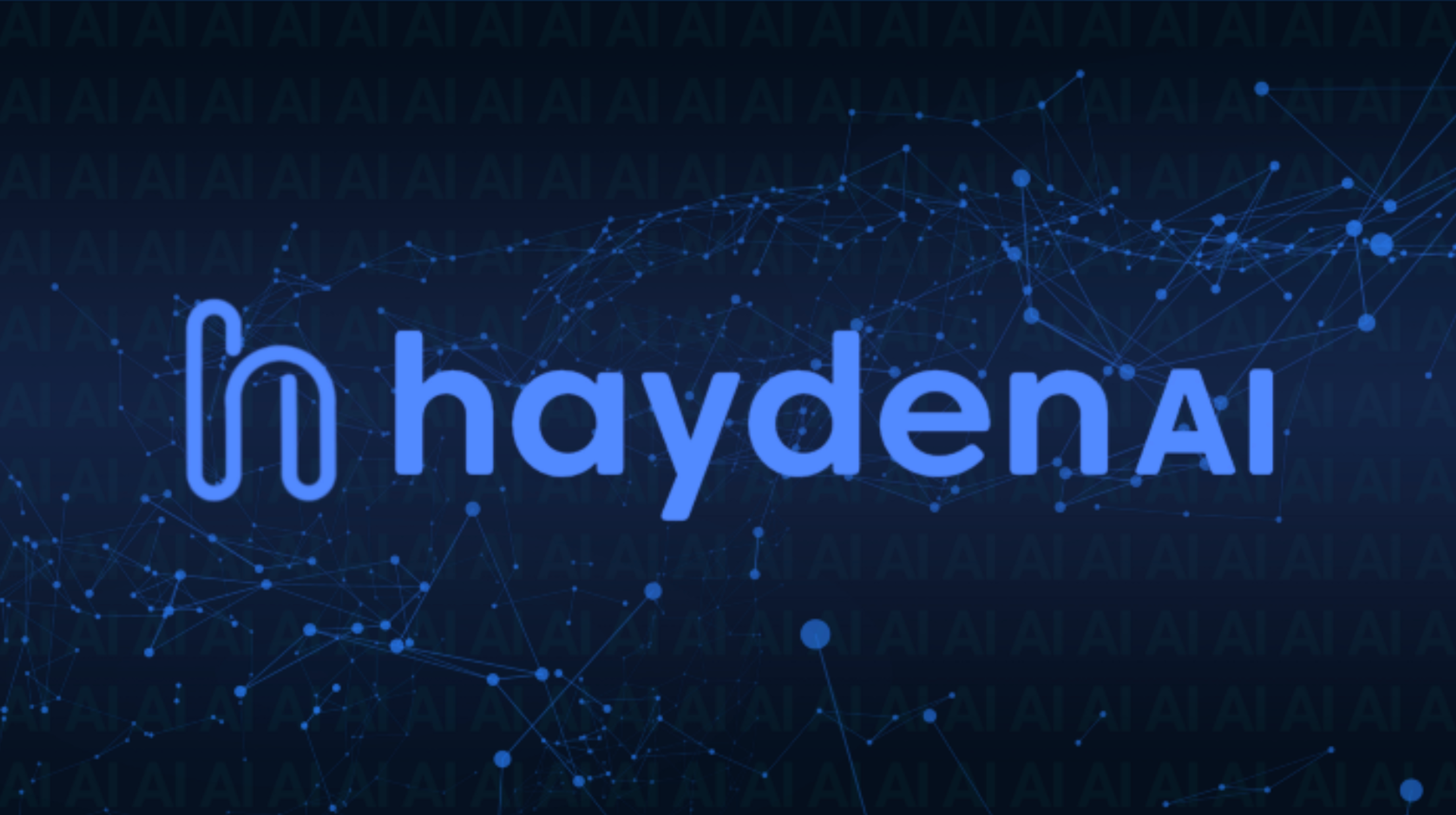 Hayden AI logo over 3D mapping