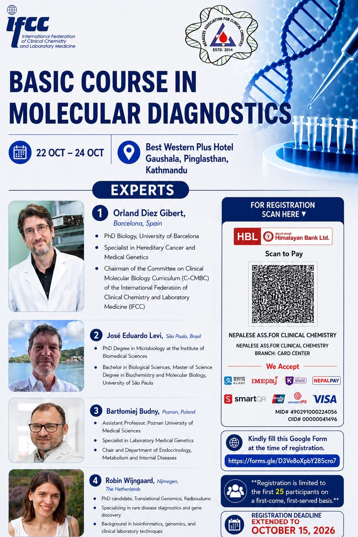 Basic Course in Molecular Diagnostics