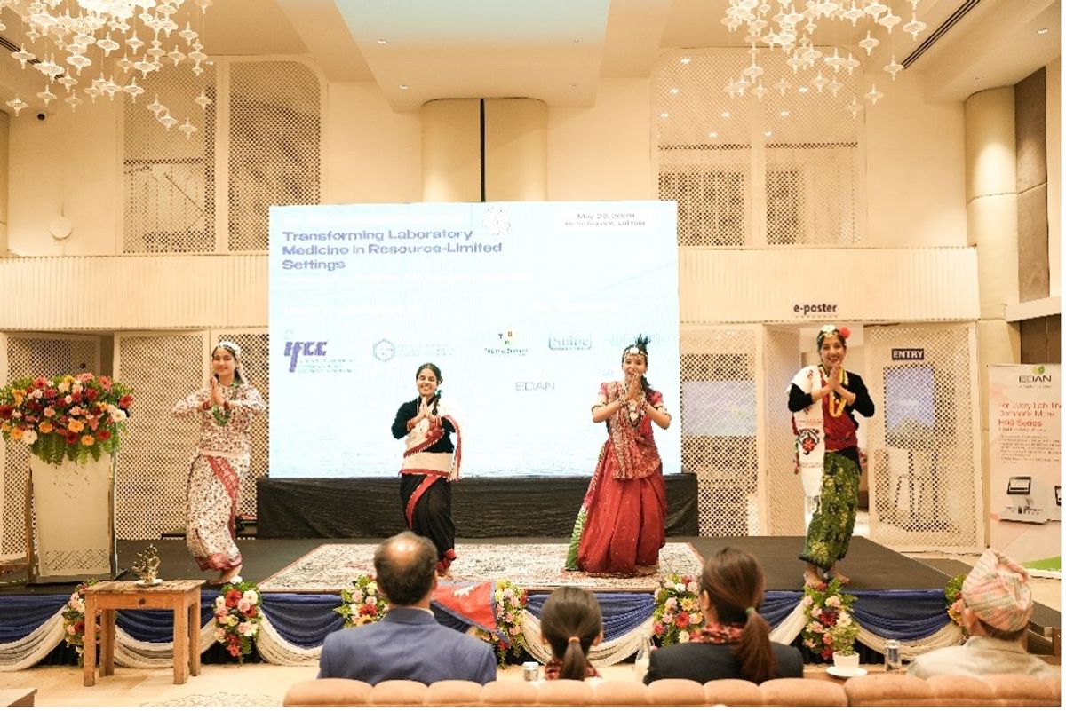 Cultural dance during inauguration ceremony