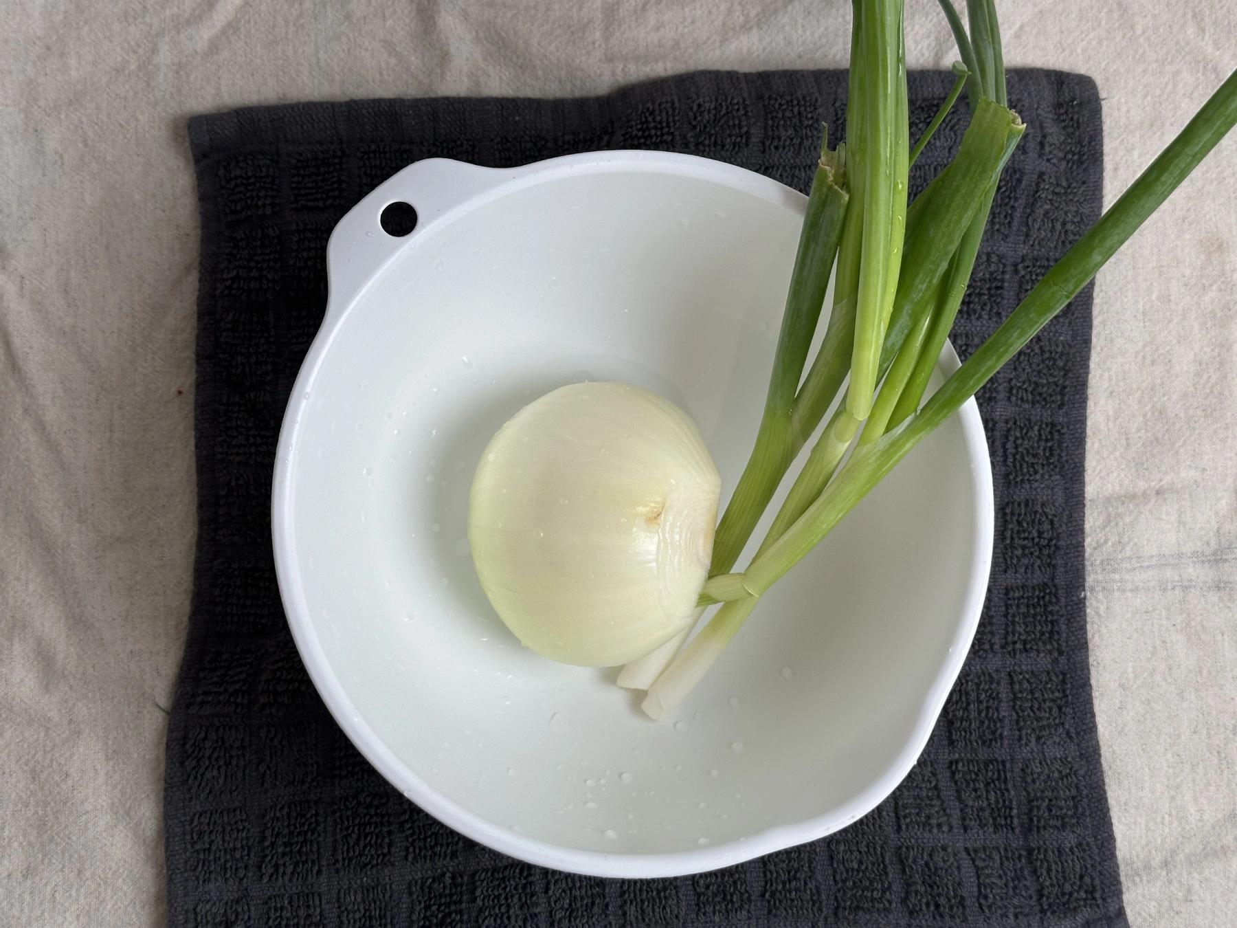 onion and green onion
