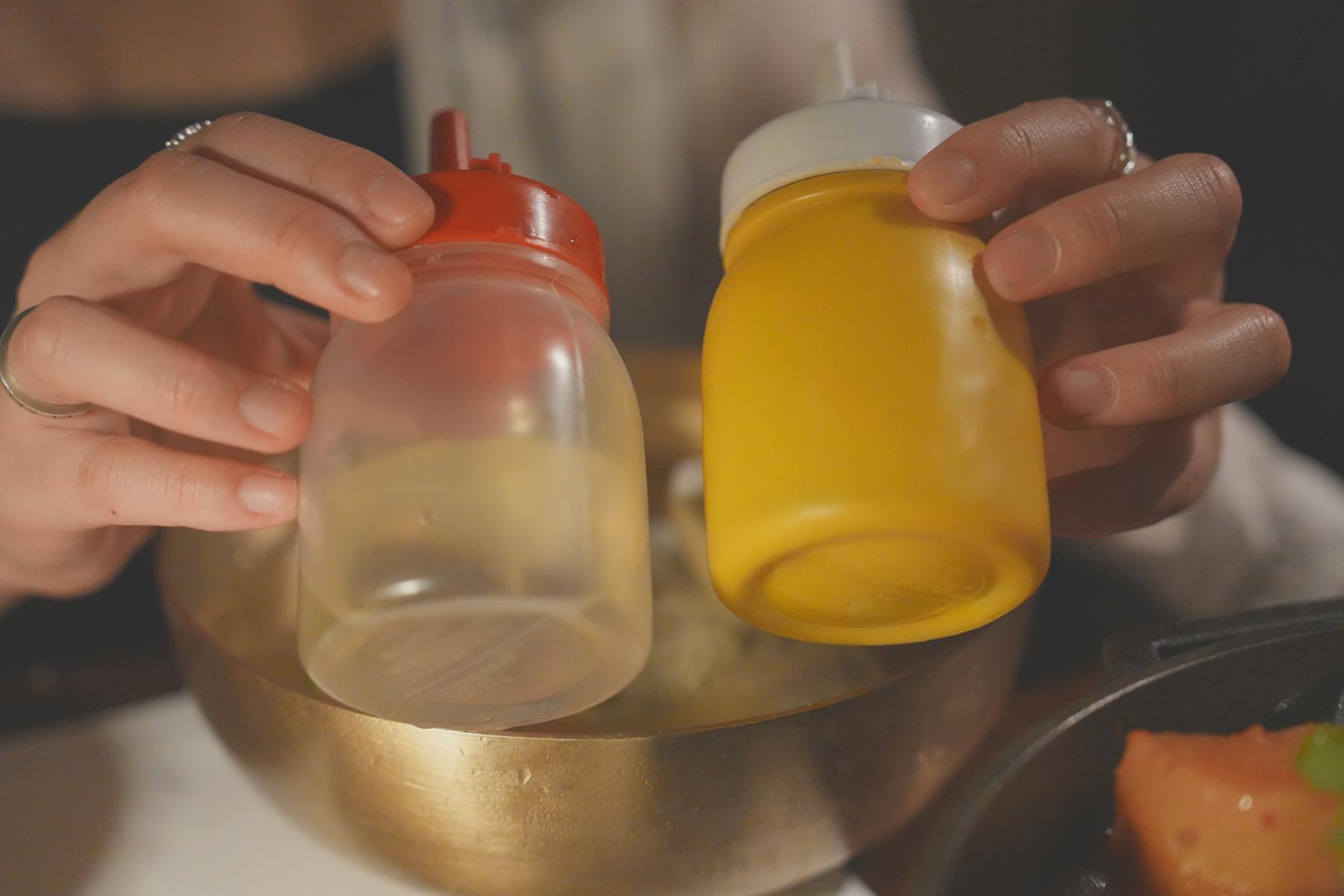 Vinegar and mustard