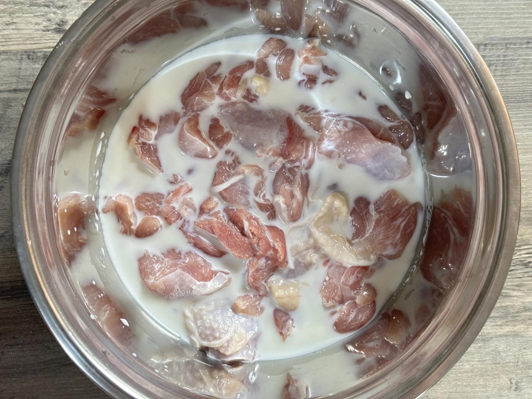 marinate chicken thigh in milk