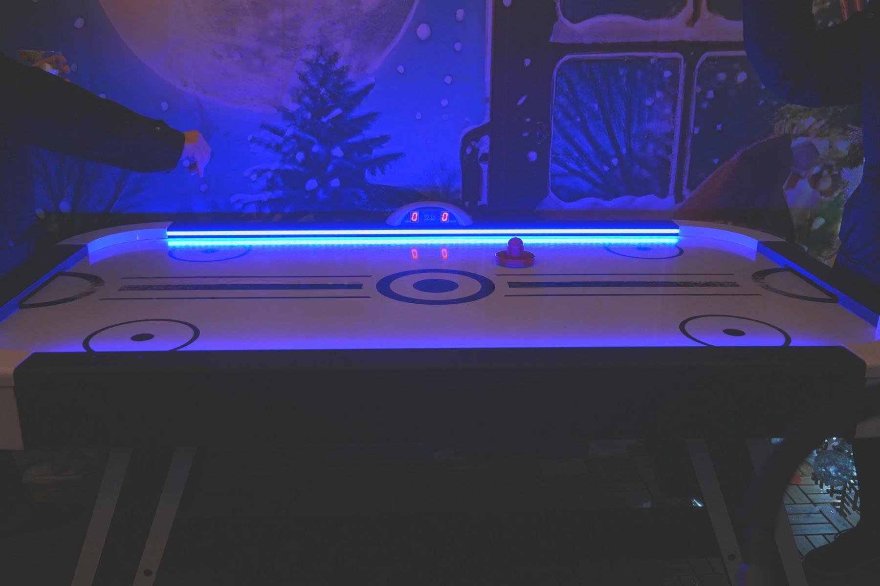 Game section at winter rwonderland