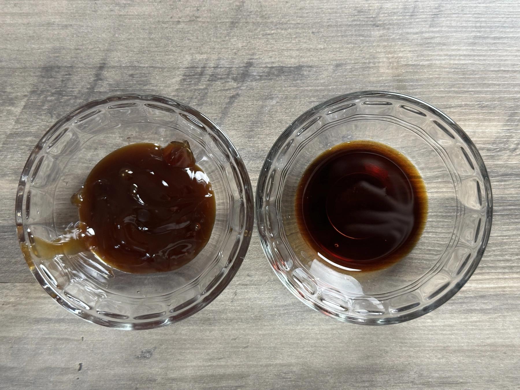 oyster sauce and soy sauce