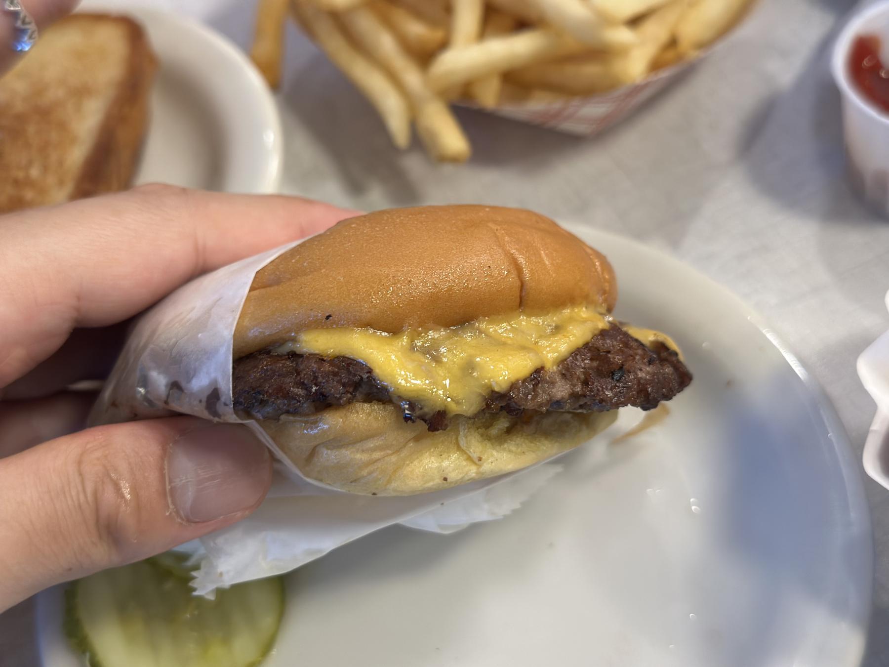 fried onion burger