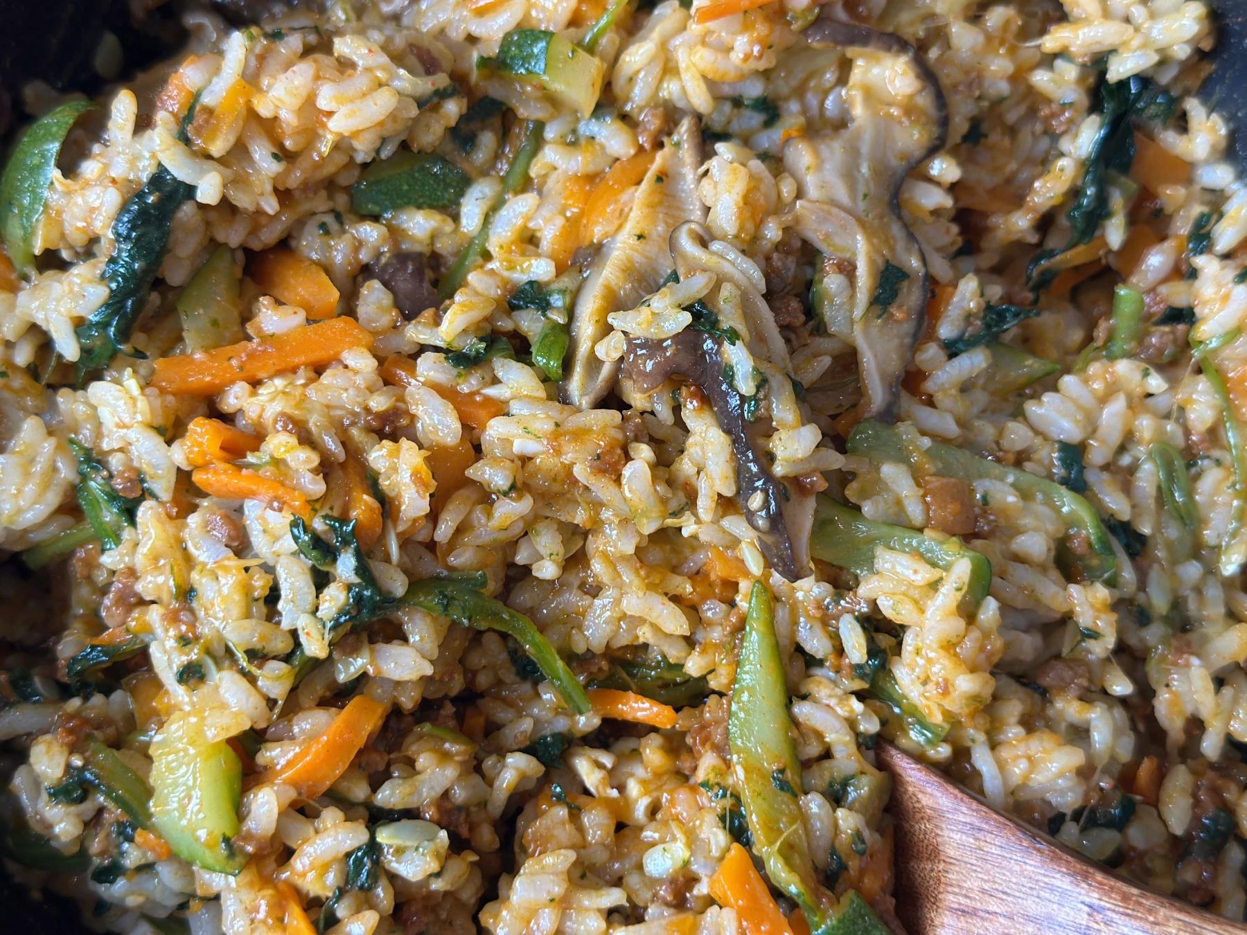 bibimbap mixed