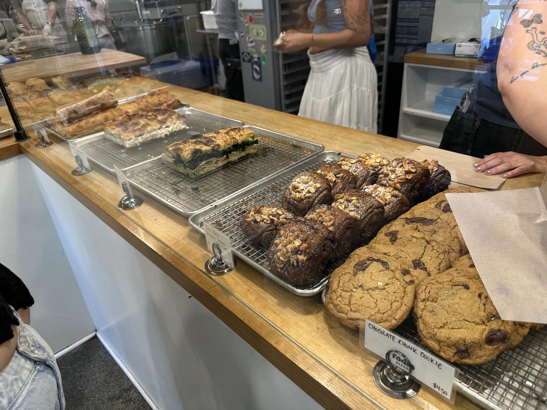 displayed pastries