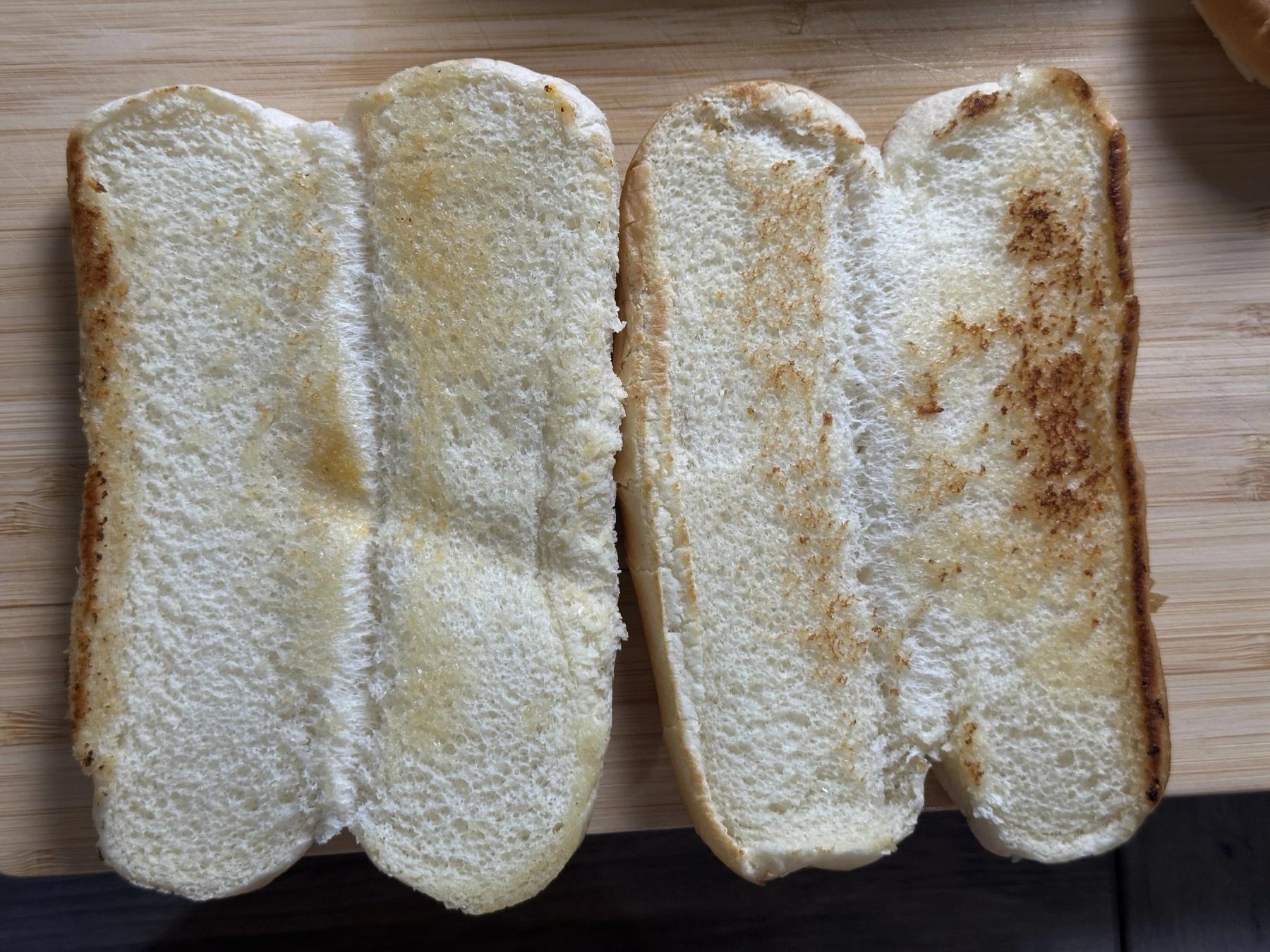 toasted buns