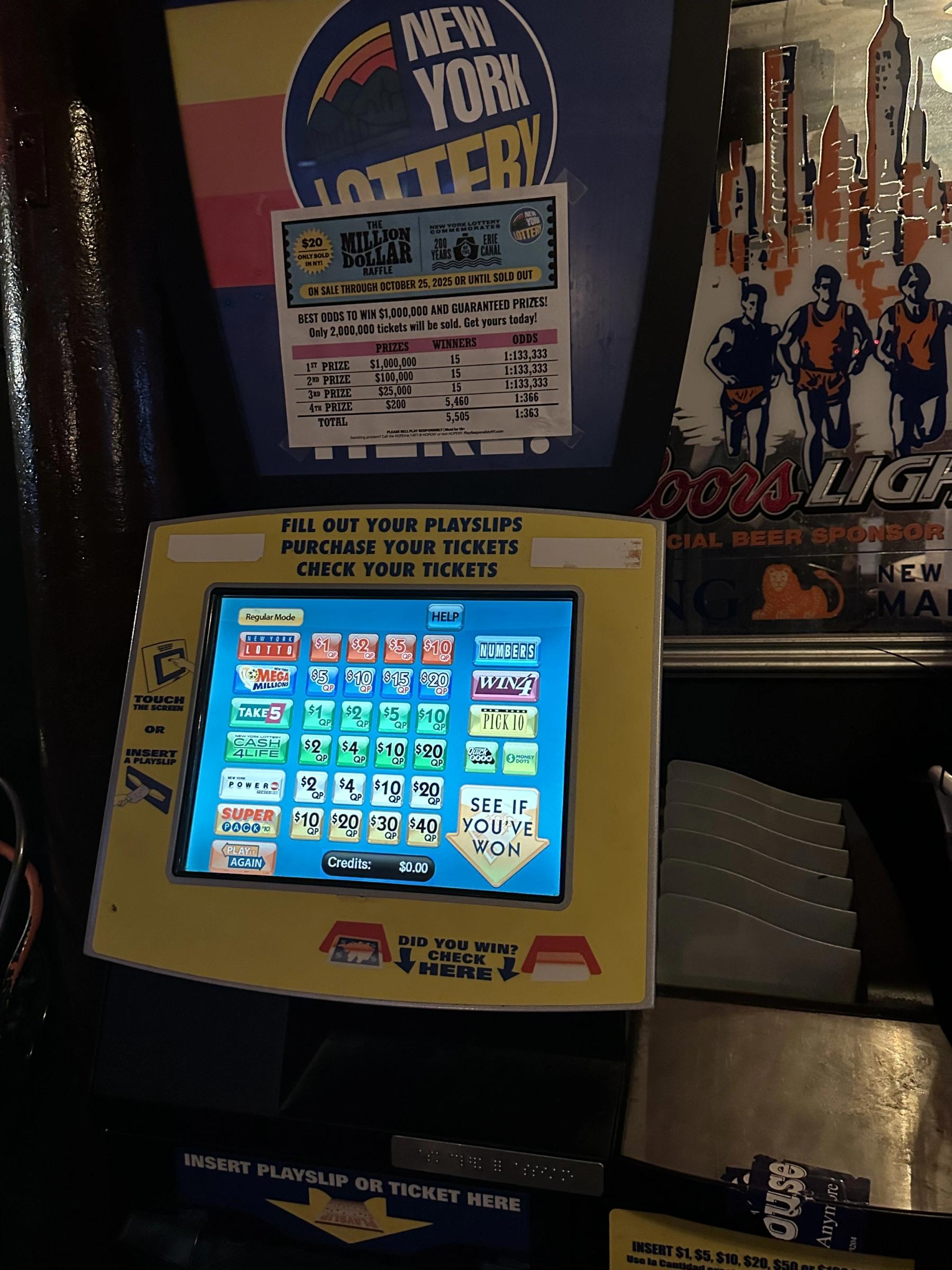 Lottery machine