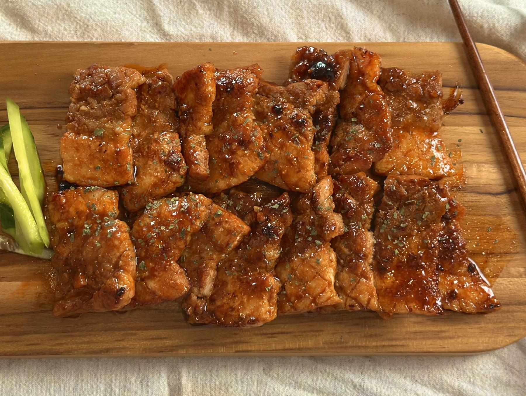 gochujang pork belly