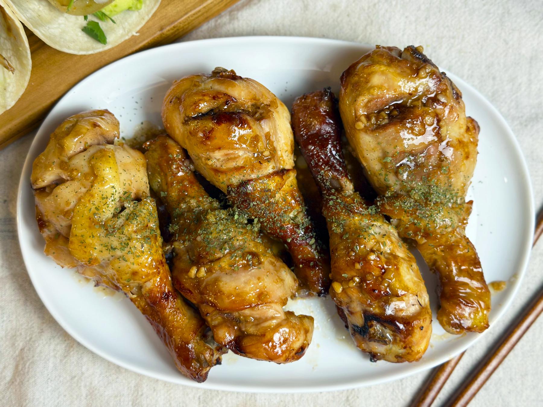 Soy Garlic Chicken in Air Fryer (Easy Recipe) | Food and Spot