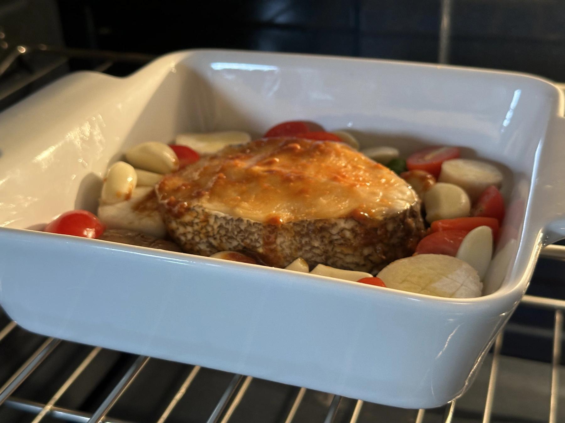 put assembled pot in the oven