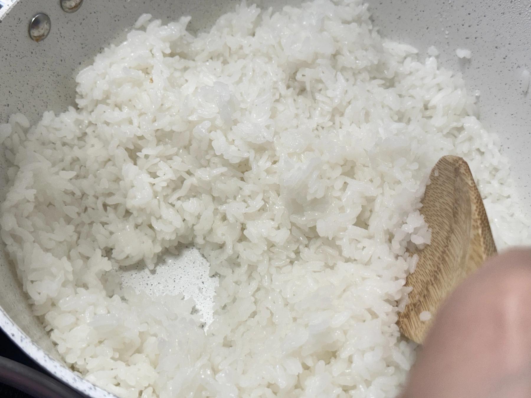 steamed rice