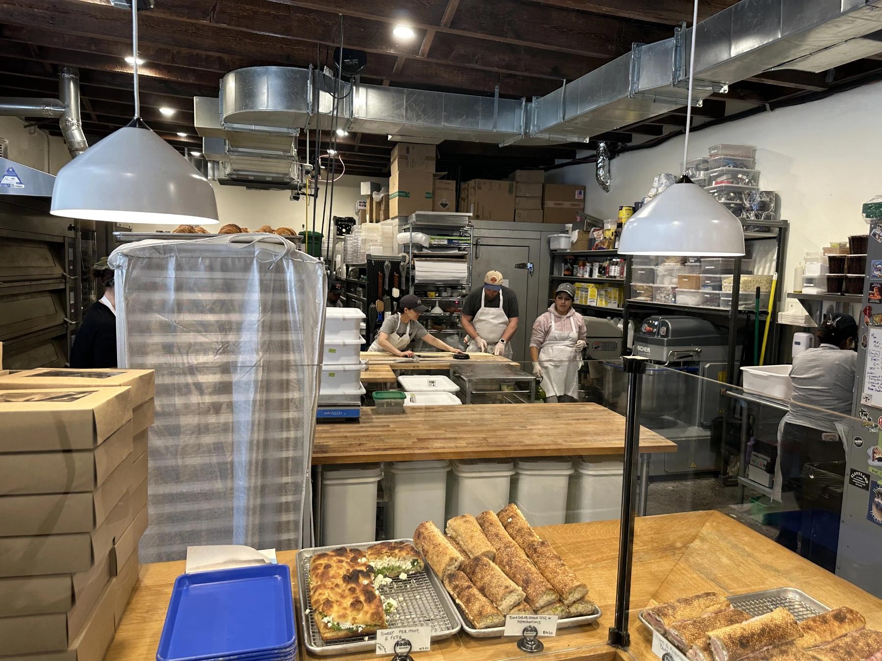 baking section of the shop