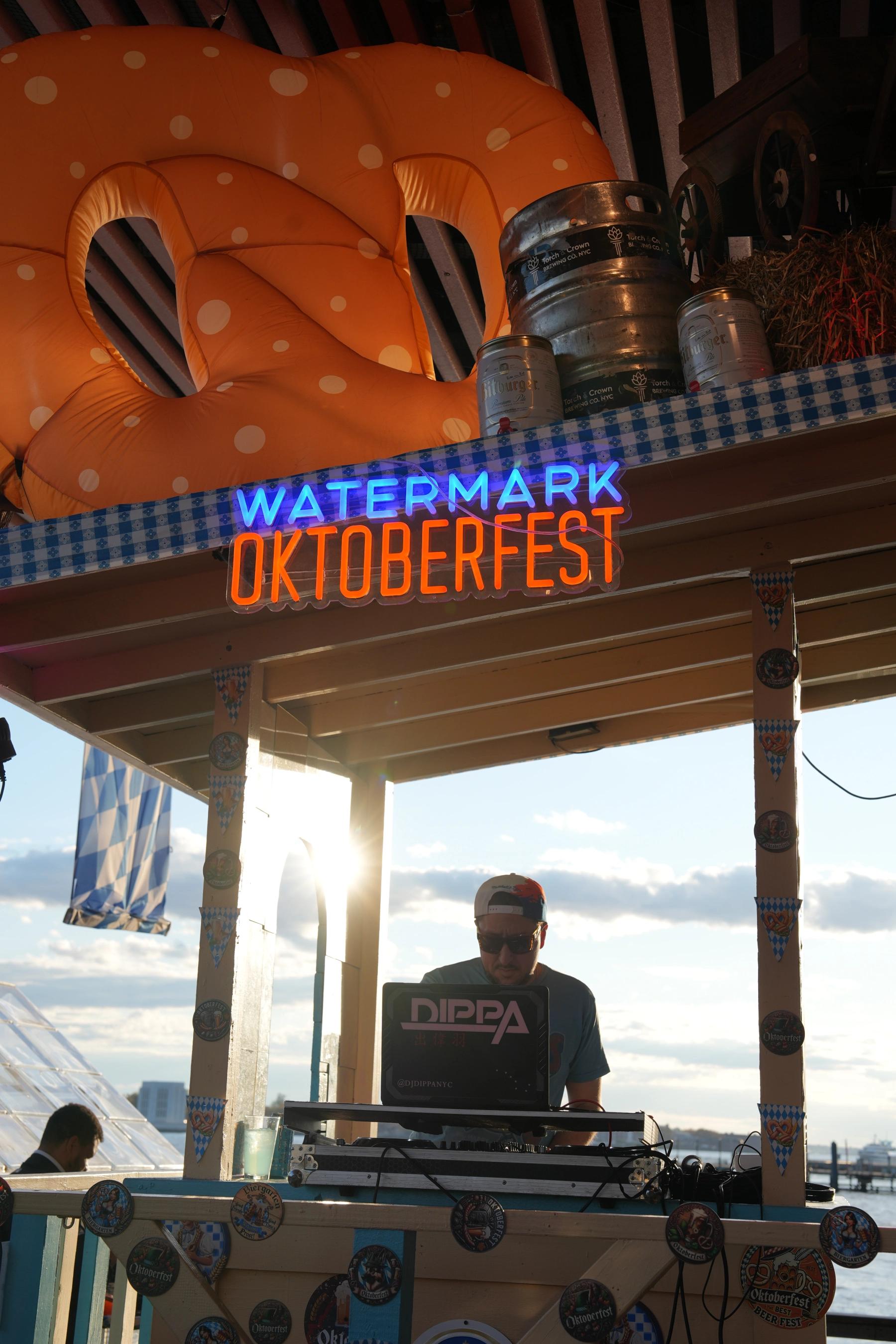 DJ at 2025 nyc octoberfest