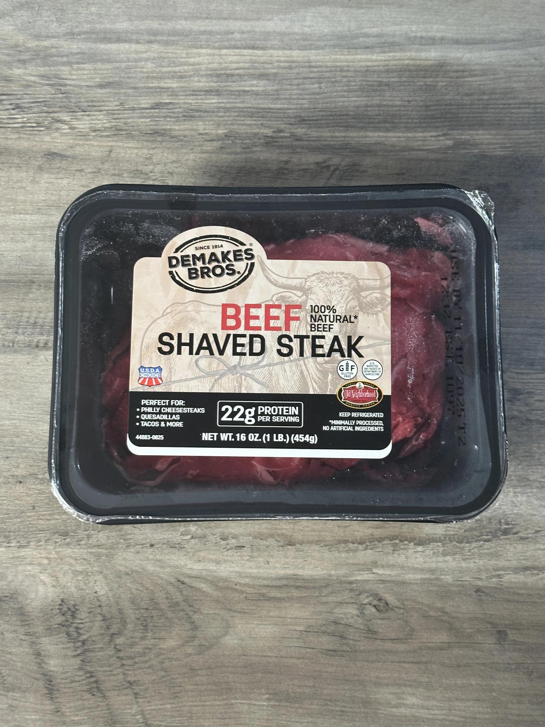 sliced beef