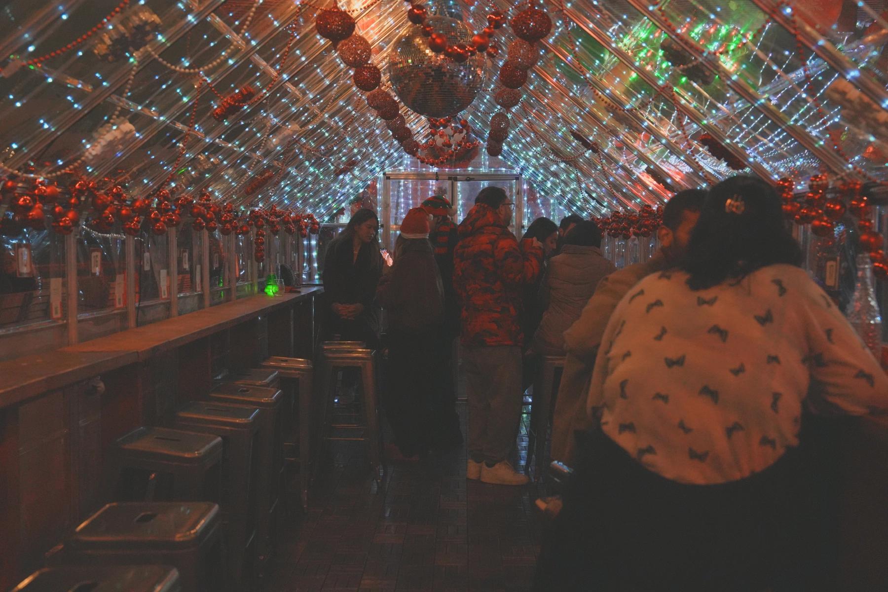 winter wonderland cabin inside