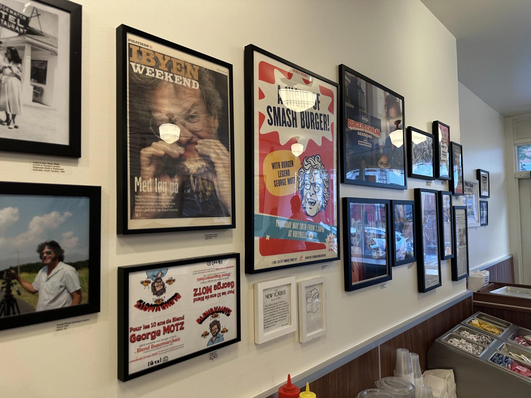 poster frames on the wall