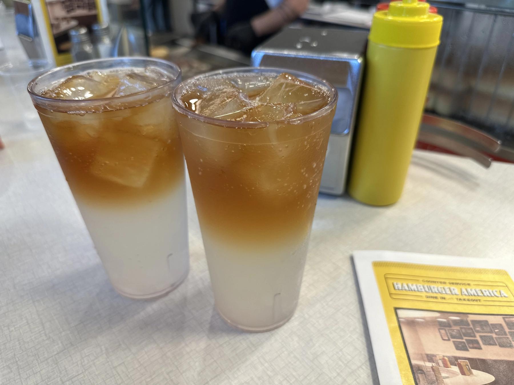 lemondae + iced tea