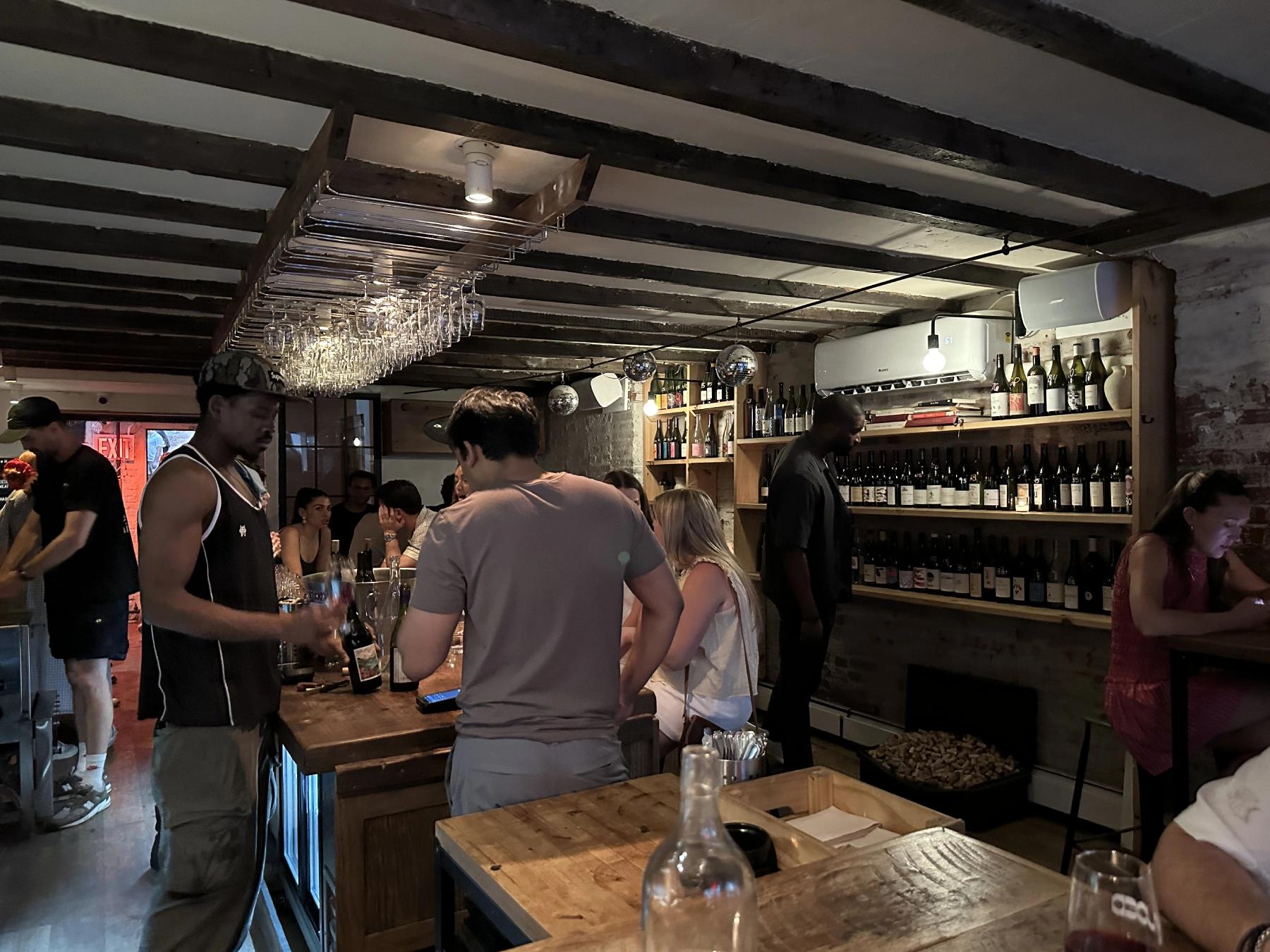 people in the bar