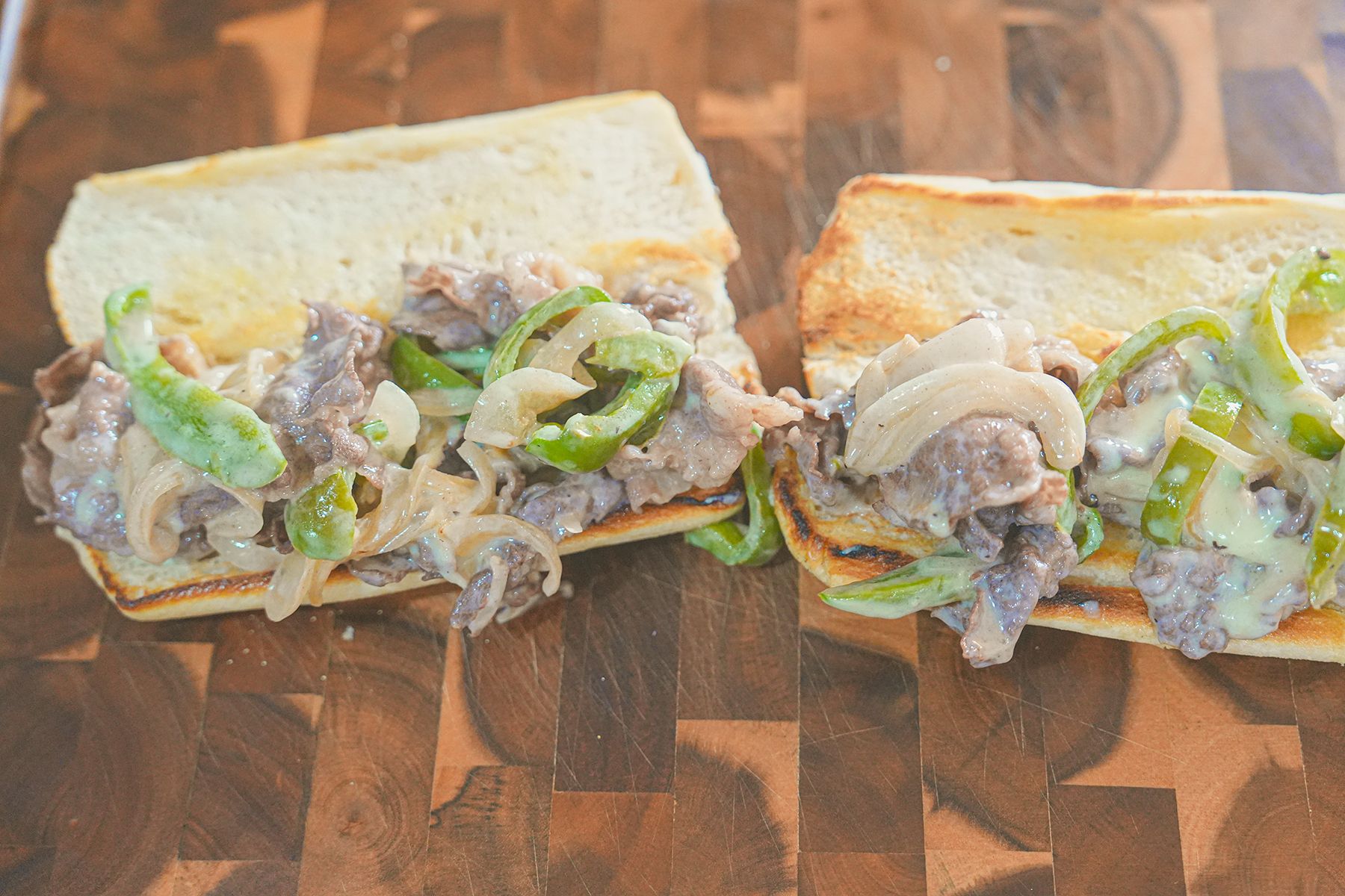 two philly cheesesteak