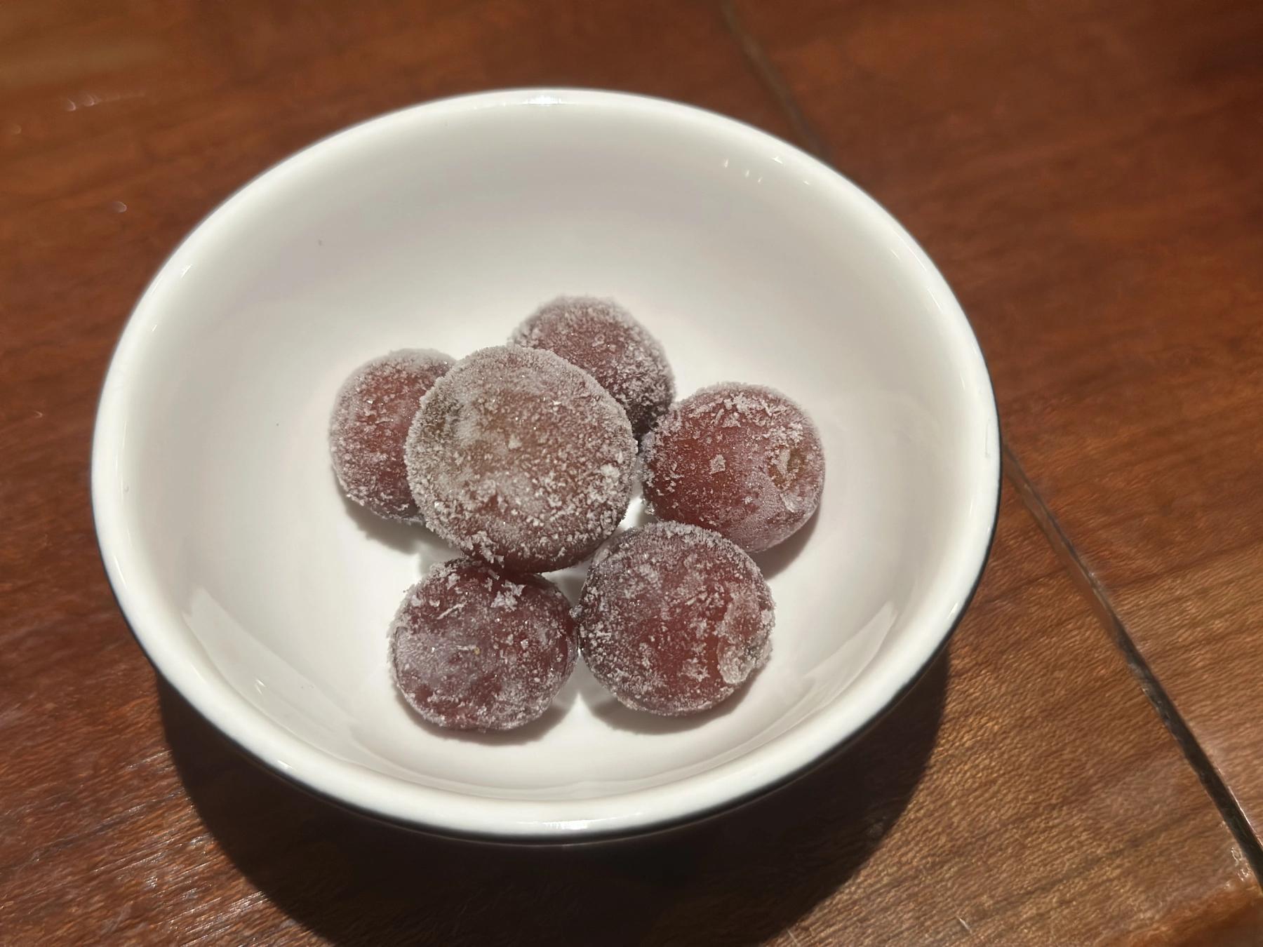 frozen grapes