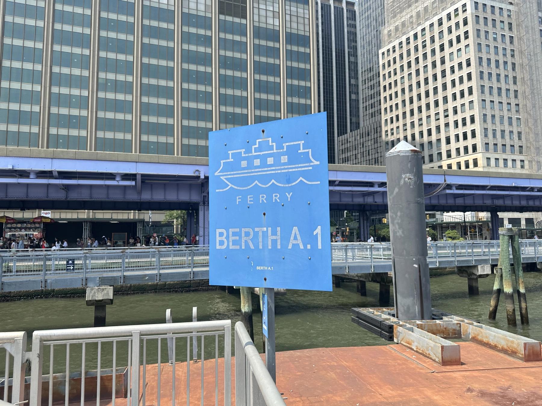 nyc ferry sign