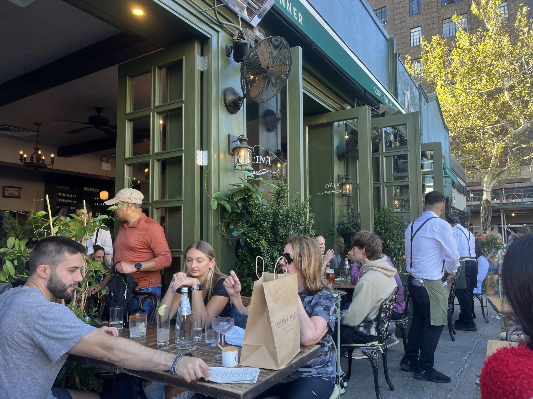 outdoor seating