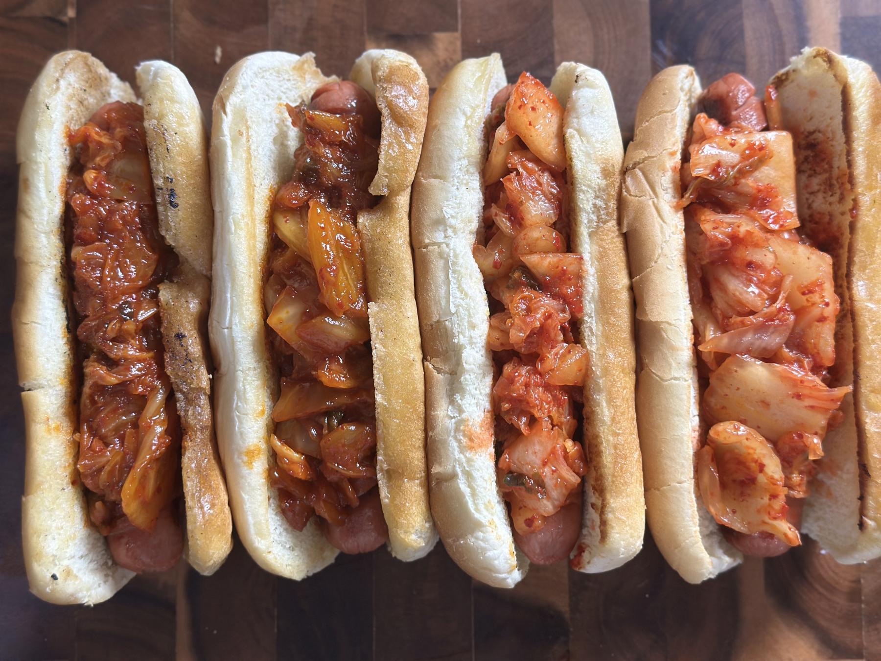 Kimchi Hotdogs