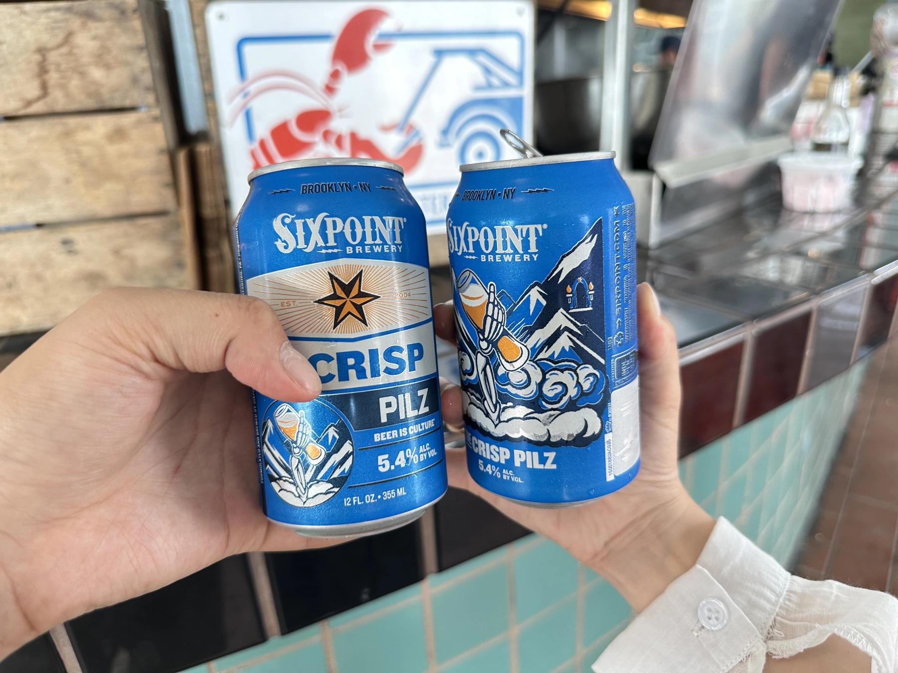 grab cold beer