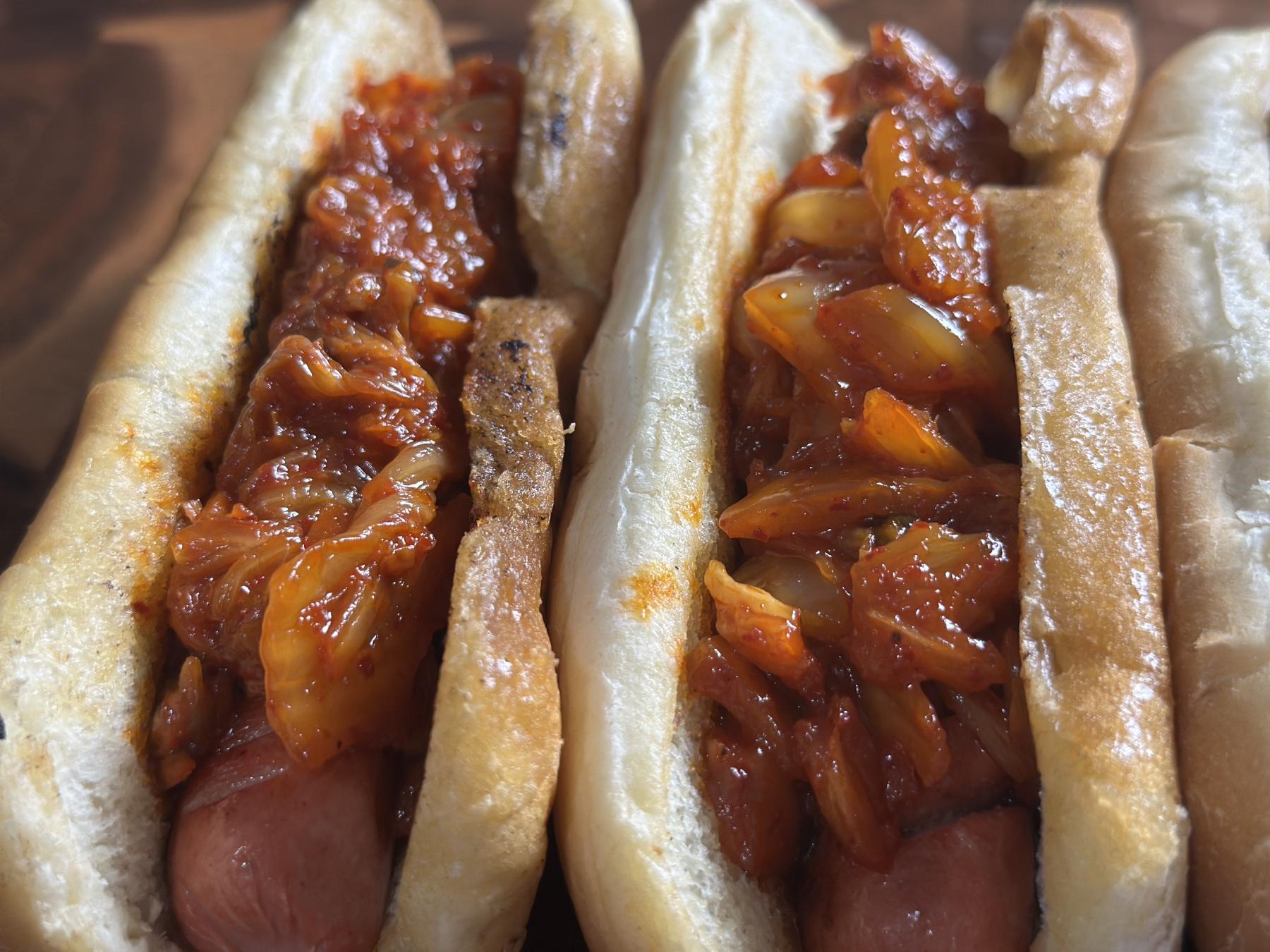 Kimchi Hotdogs