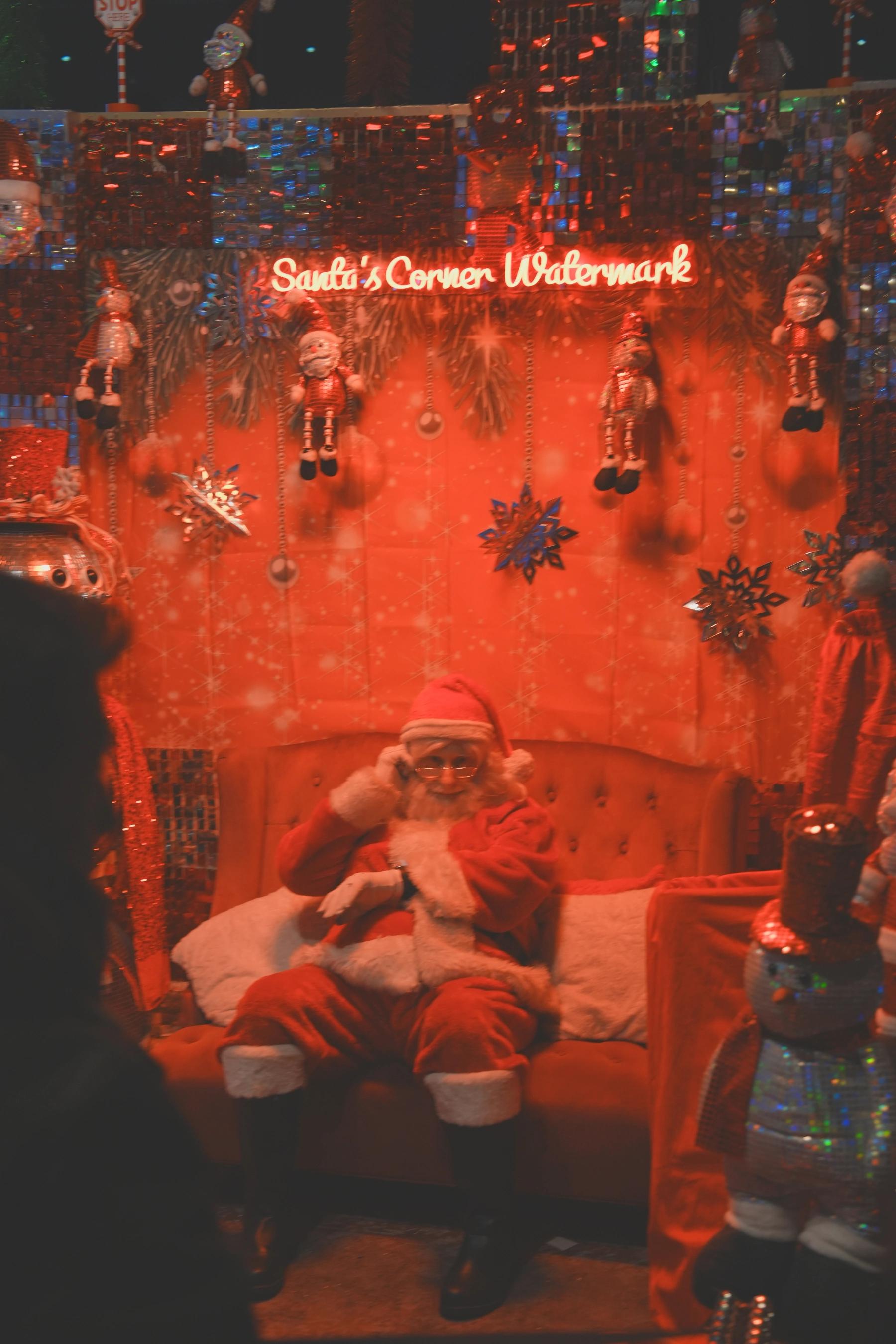 santa at winter wonderland