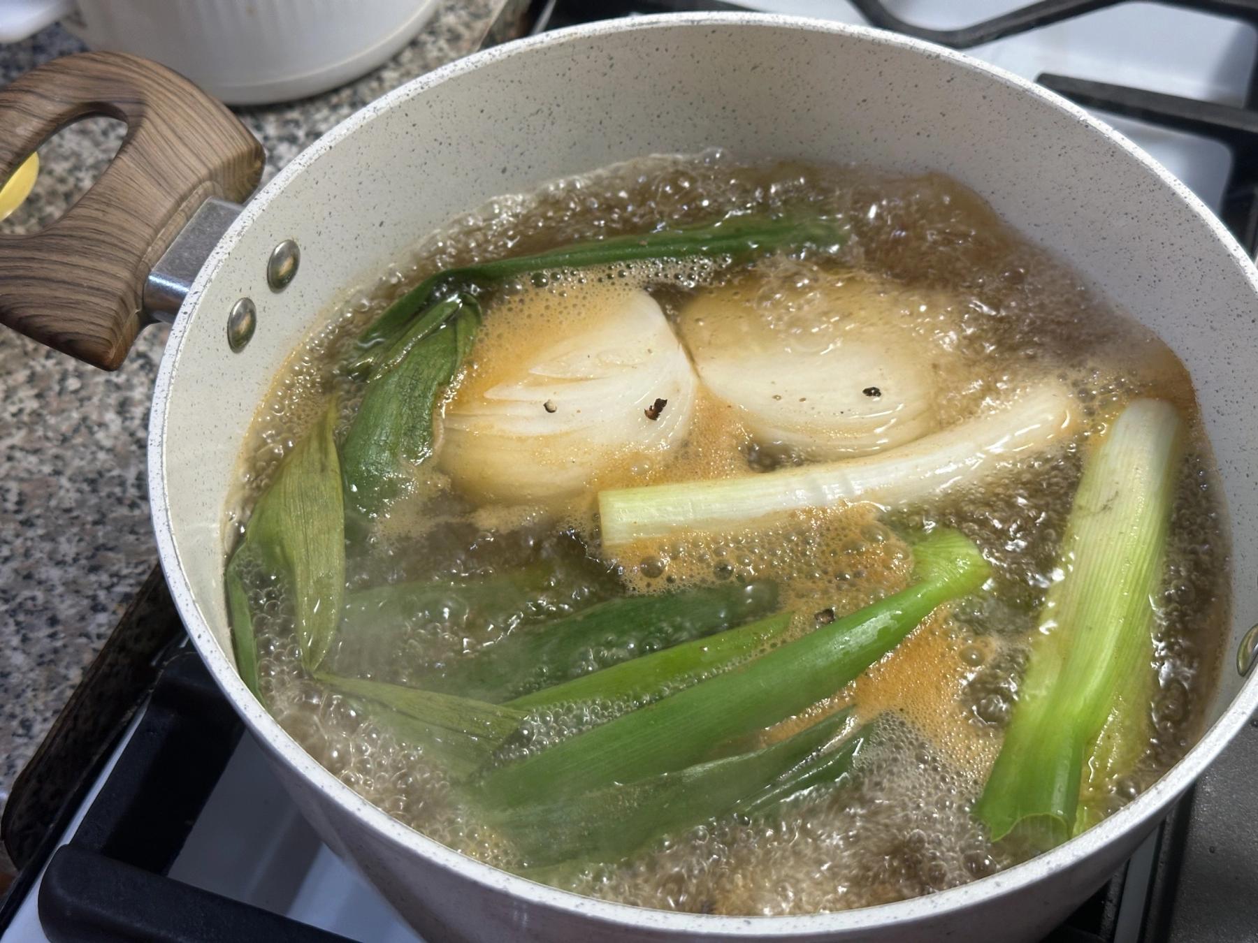 boiling broth
