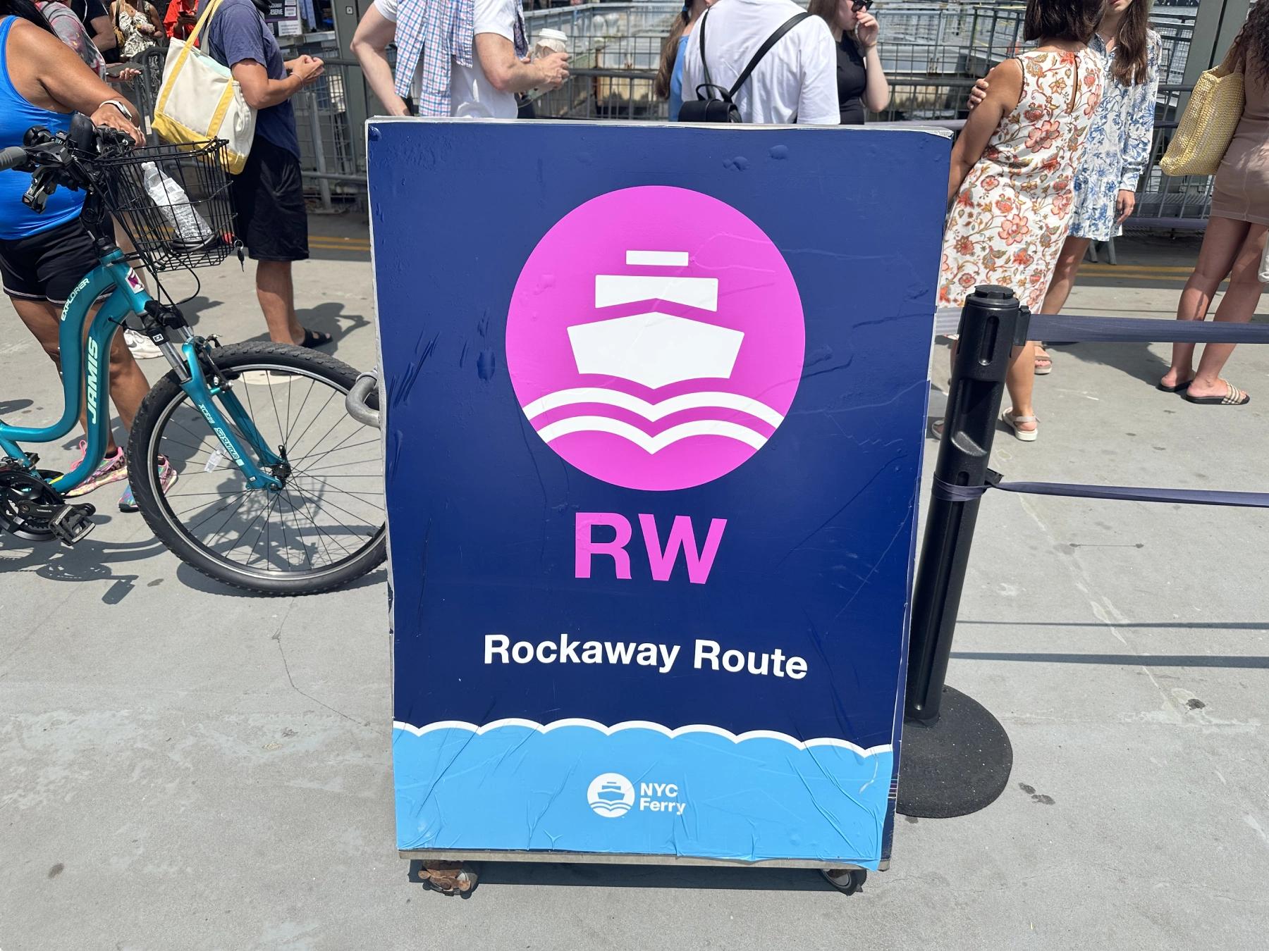 ferry RW sign