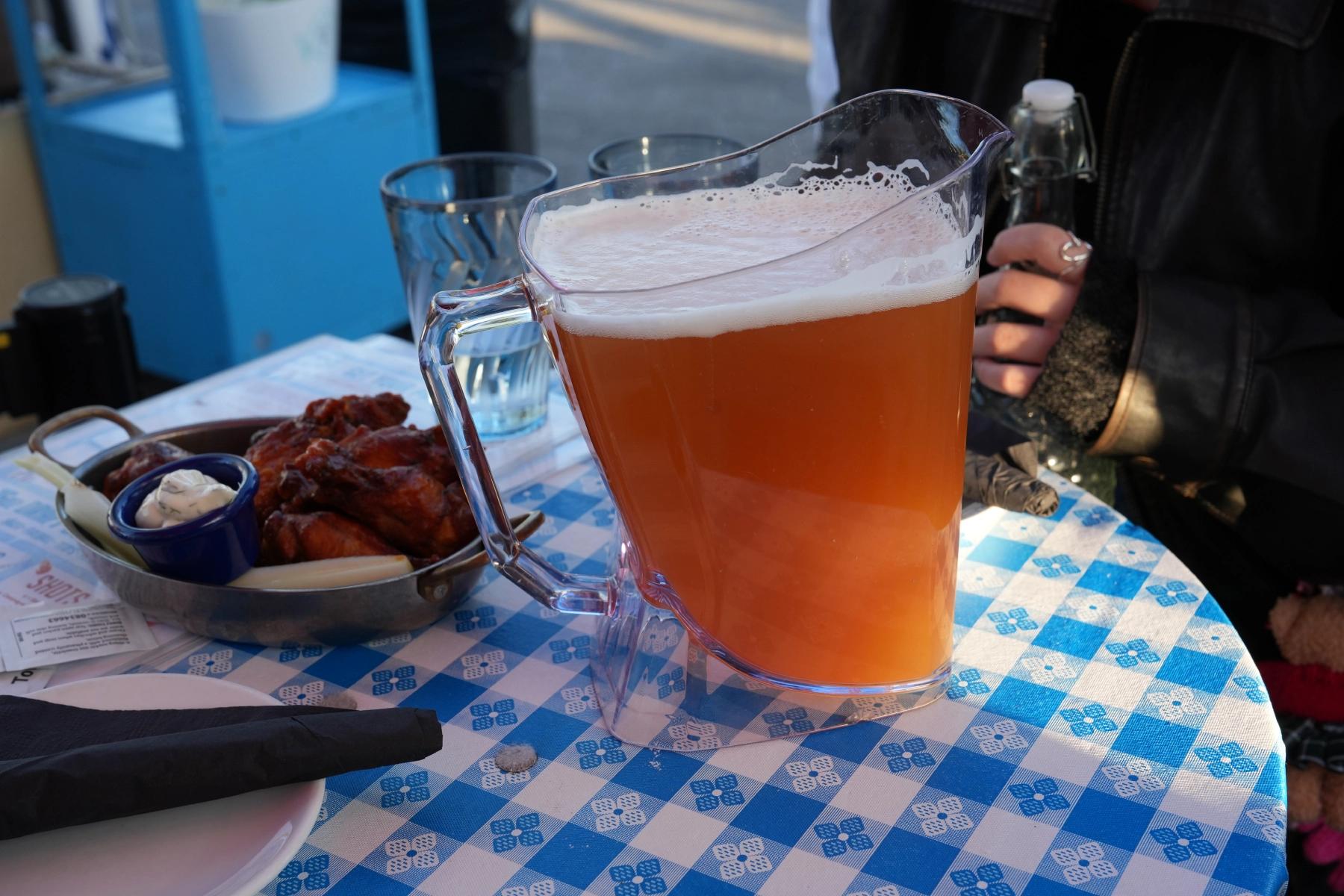 beer pitcher we ordered