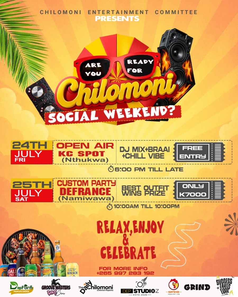Chilomoni Entertainment Committee Set for Big Social Weekend