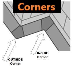 DRY-UP Baseboard: Inside & Outside Corners