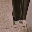 Floor bracket — included with every Gorilla Wall Brace, installs without removing the concrete floor