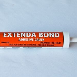 photo of Extenda Bond orange caulking tube