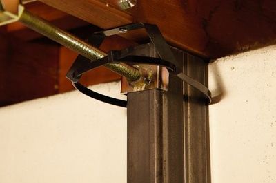 Safe DIY basement wall straightening installation