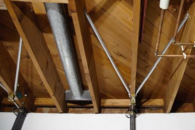 DIY Gorilla basement wall braces pushing strength