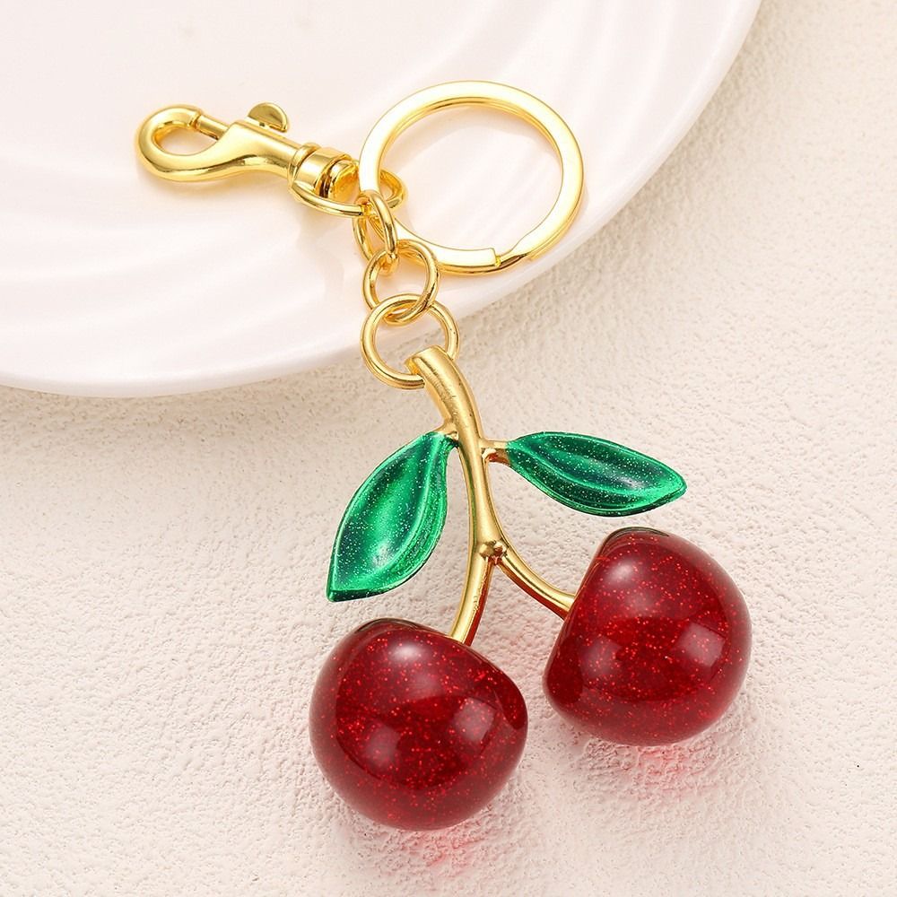 Custom Cherry Bag Charm