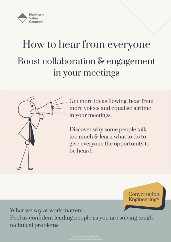 How to hear from everyone