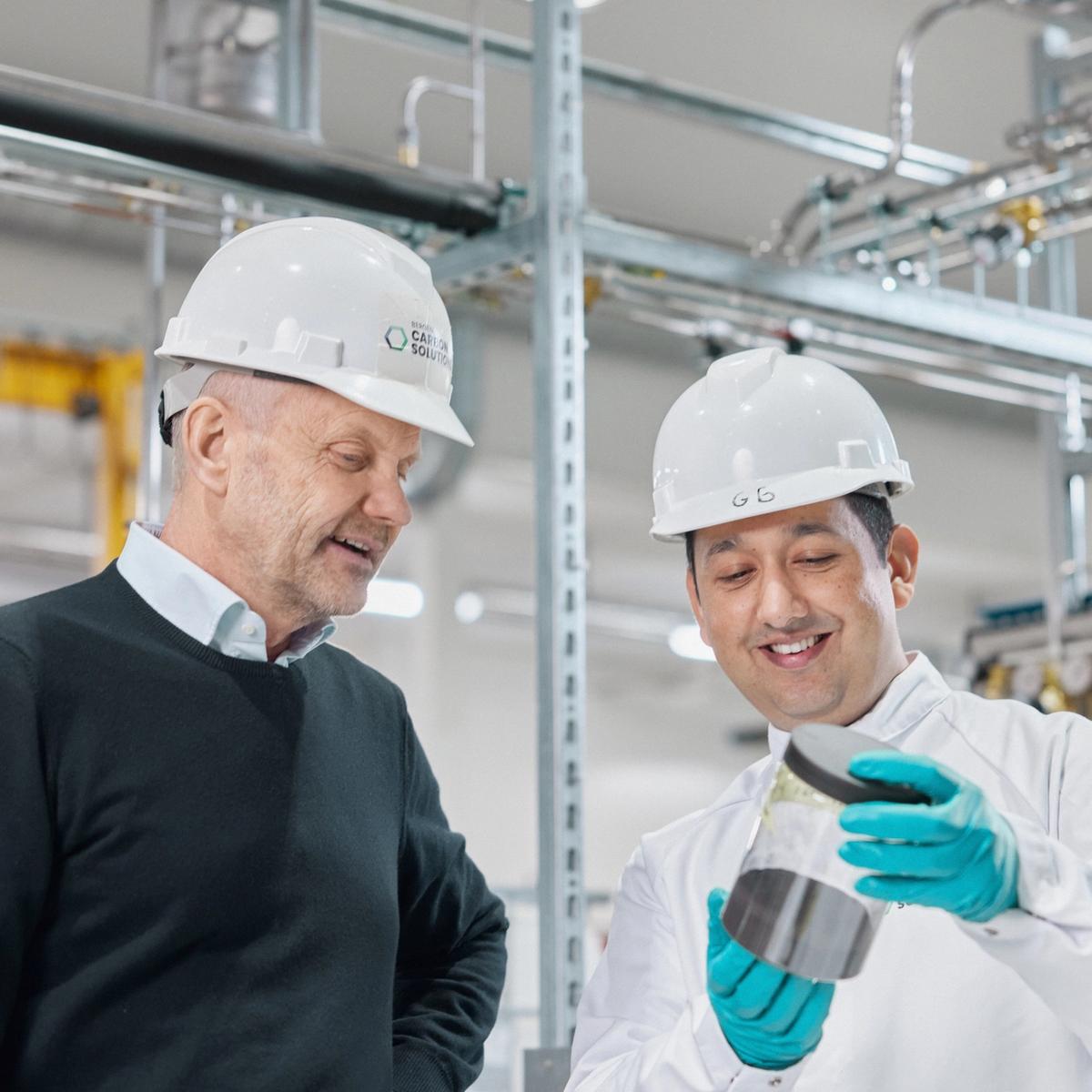 bcs employees at the lab