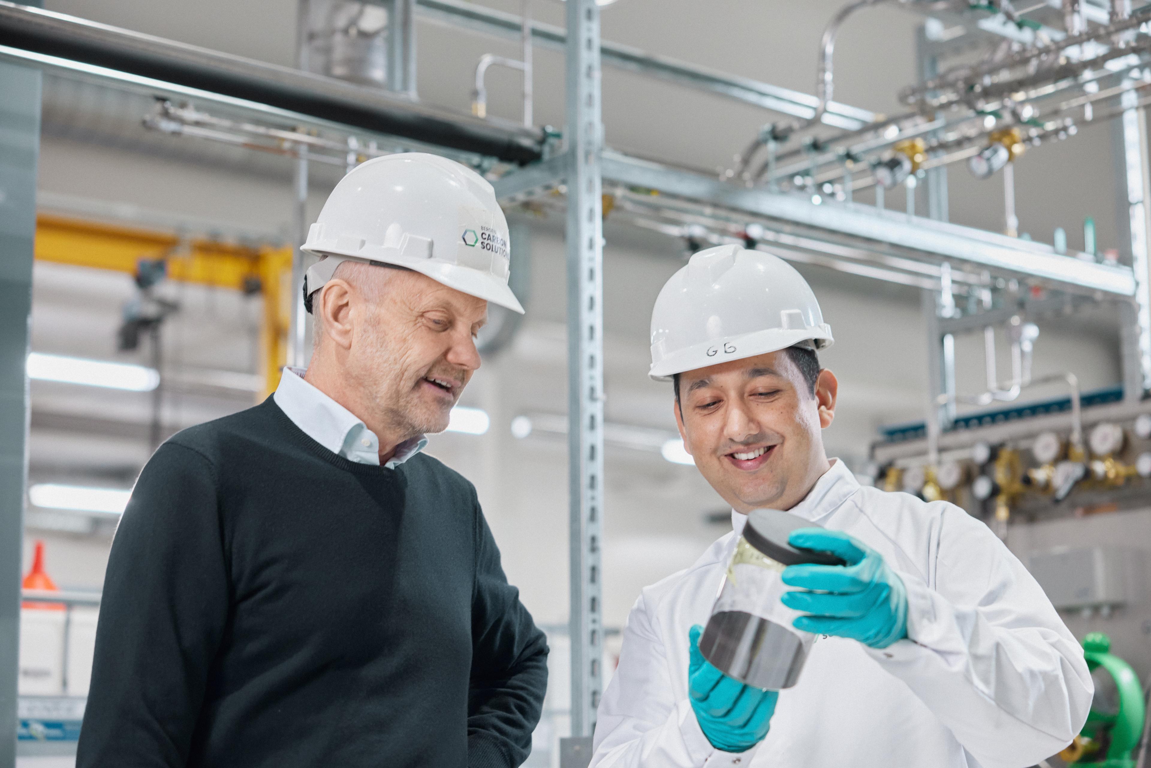 BCS employees in the lab