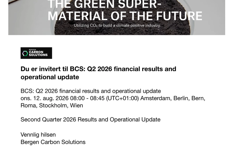 BCS: Invitation to presentation of BCS' operational update including financial results for Q2 2026