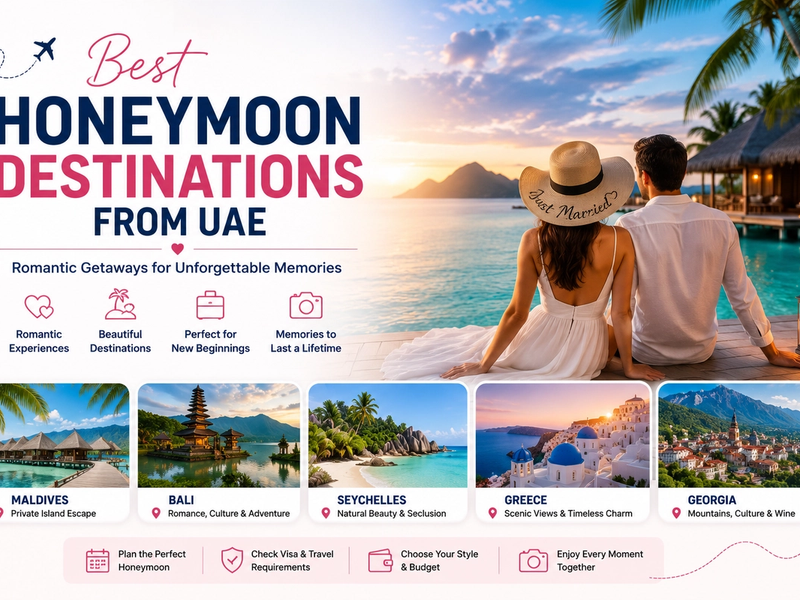 Honeymoon Destinations from the UAE: Romantic Places for Couples