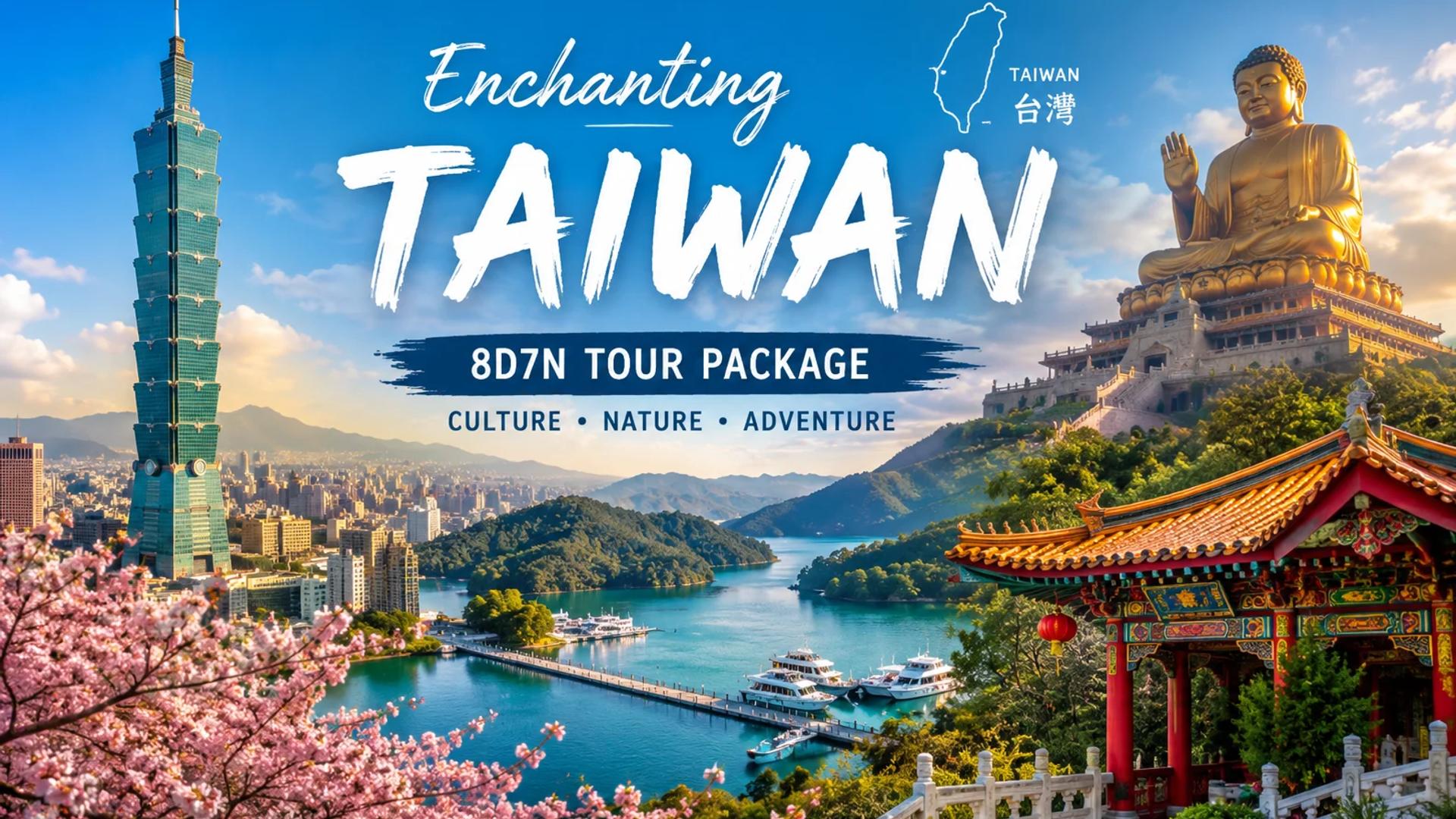 8Day & 7Night Enchanting Taiwan Tour Package